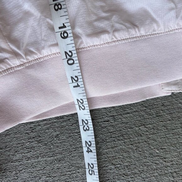 Under Armour Women’s ColdGear Bomber Jacket Medium Loose Fit Lightweight White - Picture 5 of 5